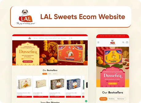 LAL Sweets Website